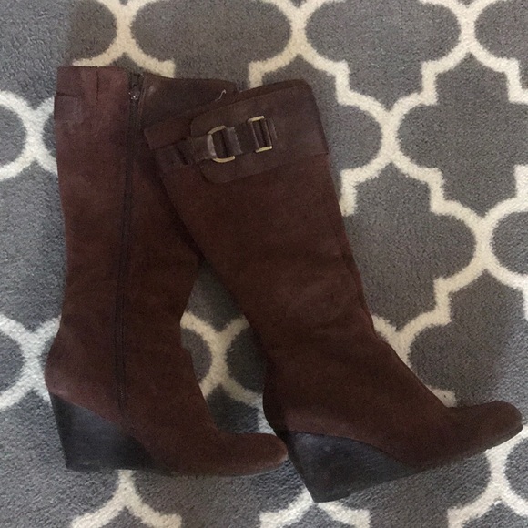 AEROSOLES Shoes - Aerosoles Brown Suede Boots